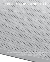 Non-slip rubber bath mat for inside bath, 43x92 cm, machine washable with strong suction cups.