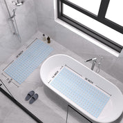 Non-slip shower mat, 90x40cm, anti-mould, extra long, with suction cups. Suitable for showers and bathtubs - CUT TO SIZE