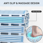 Non-slip shower mat, 90x40cm, anti-mould, extra long, with suction cups. Suitable for showers and bathtubs - CUT TO SIZE