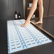 Non-slip shower mat, 90x40cm, anti-mould, extra long, with suction cups. Suitable for showers and bathtubs - CUT TO SIZE