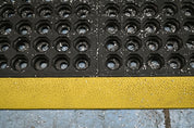 Open Top Cushion Link Heavy-Duty Anti-Fatigue Mat |Interlocking Rubber Safety Matting - Slips Away - CLO36GP -
