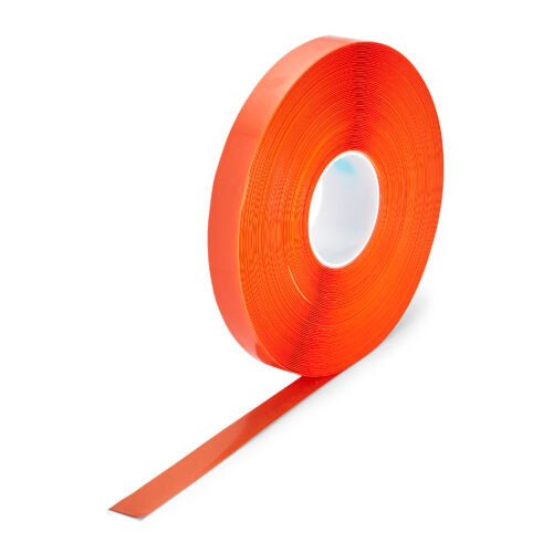 Orange Aisle Marking Tape – Heavy - Duty Floor Line Marking for Warehouses & Industrial Safety - Slips Away - Anti slip tape - Orange/permstripe - H6901O 25mm - 