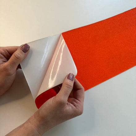 Orange Non Slip Tape Roll Pro Standard Grade - Anti Slip Traction for Indoor/Outdoor Use - Slips Away - Anti slip tape - H3401o/140mm x 140mm ( 10x pack ) - 