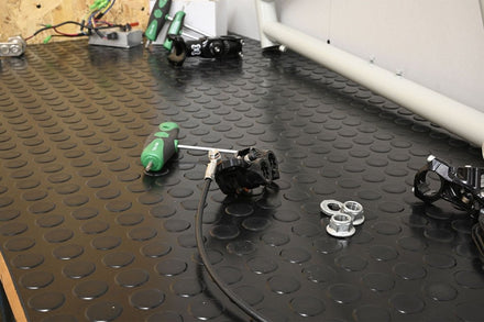PennyDot Rubber Matting:Heavy - Duty Surface ProtectionThicknesses 3mm or 4,5mmBespoke Linear Metre Cut - Slips Away - PD3122C - 