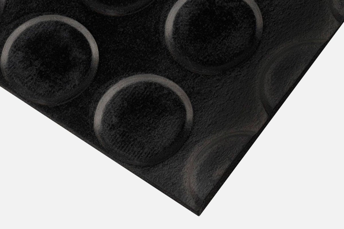 PennyDot Rubber Matting:Heavy - Duty Surface ProtectionThicknesses 3mm or 4,5mmBespoke Linear Metre Cut - Slips Away - PD3122C - 