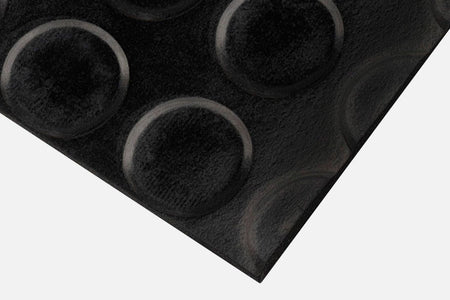 PennyDot Rubber Matting:Heavy - Duty Surface ProtectionThicknesses 3mm or 4,5mmBespoke Linear Metre Cut - Slips Away - PD3122C - 