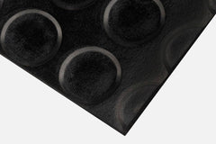 PennyDot Rubber Matting:Heavy - Duty Surface ProtectionThicknesses 3mm or 4,5mmBespoke Linear Metre Cut - Slips Away - PD3122C - 
