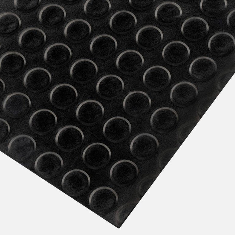 PennyDot Rubber Matting:Heavy - Duty Surface ProtectionThicknesses 3mm or 4,5mmBespoke Linear Metre Cut - Slips Away - PD3122C - 