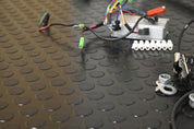 PennyDot Rubber Matting:Heavy - Duty Surface ProtectionThicknesses 3mm or 4,5mmBespoke Linear Metre Cut - Slips Away - PD3122C - 
