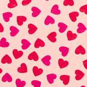 Pink Hearts Bathmat - Minimalist Valentine Bathmat - Abstract Hearts Bathroom Mat - Classical Bathmat - Pink Stone Nonslip Bath Mat - Slips Away - 1330525012 -