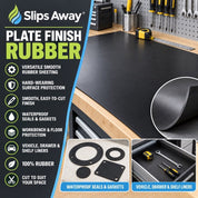Plate Finish Rubber - Slips Away - PR3140C -