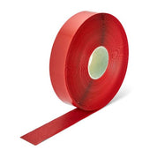 Red Aisle Marking Tape – Heavy - Duty Floor Line Marking for Warehouses & Industrial Safety - Slips Away - Anti slip tape - Red/permstripe - H6901R 25mm - 