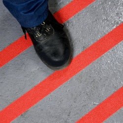 Red Non Slip Tape Roll Pro Standard Grade - Anti Slip Traction for Indoor/Outdoor Use - Slips Away - Anti slip tape - H3401R/50mm - 