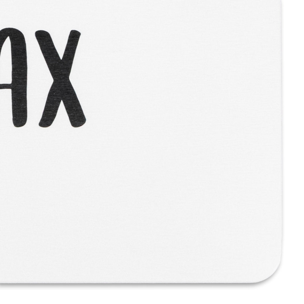 Relax Soak Unwind Bathmat - White Stone Non Slip Mat - Bathroom Decor - Funny Bathroom Decor - Funny Bath Mat - 100% Natural Eco-Friendly - Slips Away - 1330583606 -