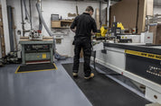 Ribbed Anti-Fatigue Matting – For Light Industry & Dry Packing Areas - Kumfi Rib - Slips Away - KR2436BL -