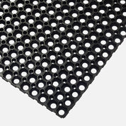 Rubber Grass Matting Roll L10.5m x W1m Safe Construction Walkway & 23mm Thickness - Slips Away - GKS1015 - 