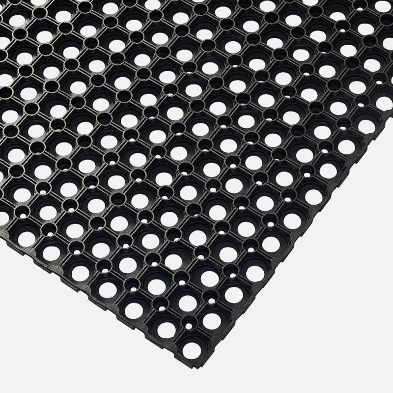 Rubber Grass Matting Roll L10.5m x W1m Safe Construction Walkway & 23mm Thickness - Slips Away - GKS1015 - 