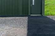 Rubber Grass Matting Roll L10.5m x W1m Safe Construction Walkway & 23mm Thickness - Slips Away - GKS1015 - 