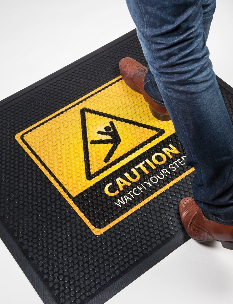 Rubber Logo SuperScrape™ Impressions Floor Mat - Slips Away -  - 