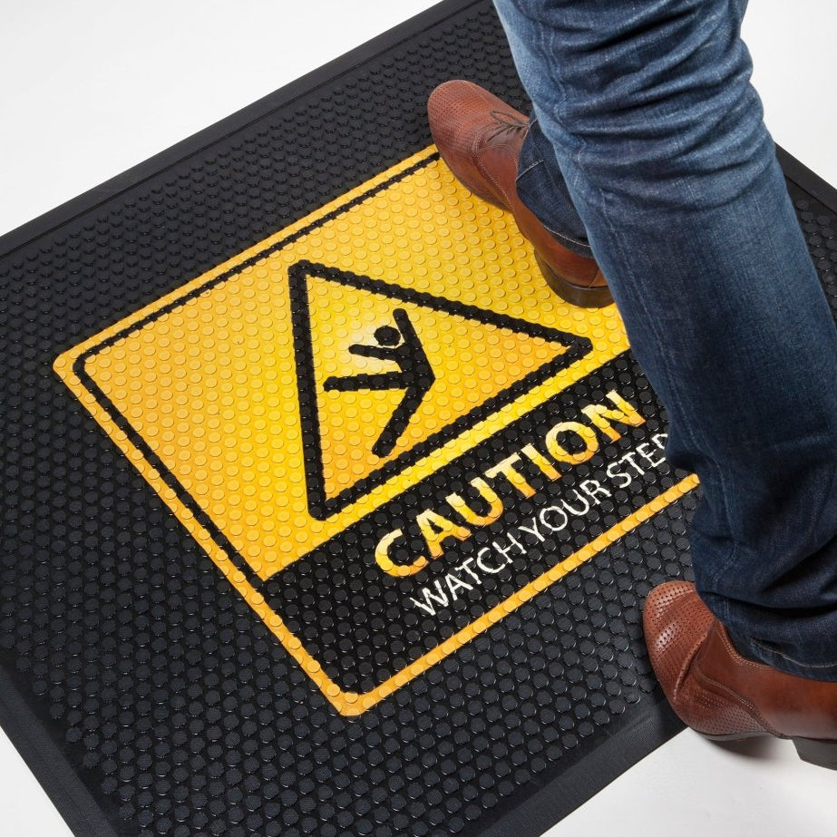 Rubber Logo SuperScrape™ Impressions Floor Mat - Slips Away -  - 