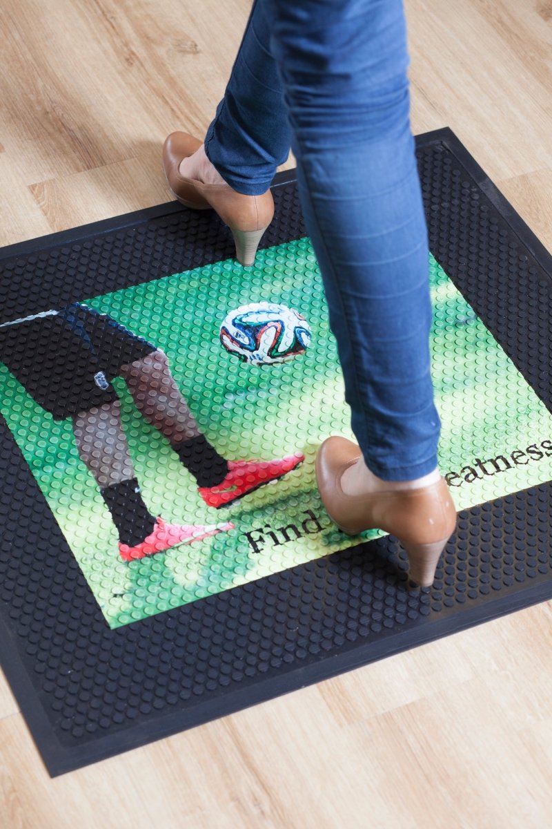 Rubber Logo SuperScrape™ Impressions Floor Mat - Slips Away -  - 