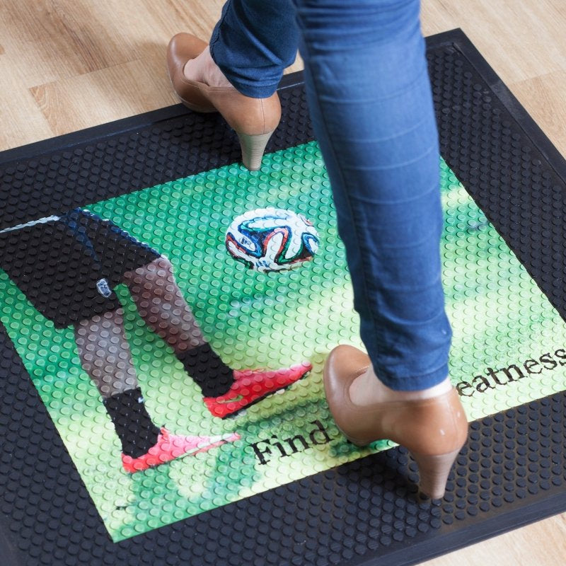 Rubber Logo SuperScrape™ Impressions Floor Mat - Slips Away -  - 