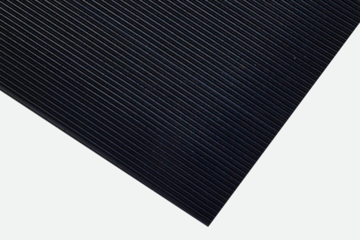 Single Line Rib Mat Rubber Rib Mat Electrical 1000v Class 0 - Slips Away
