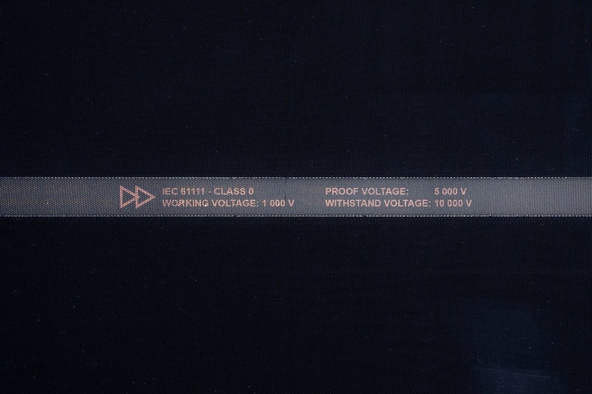 Rubber Rib Mat Electrical 1000v Class 0 - Slips Away - RE3100 - CL0C - 
