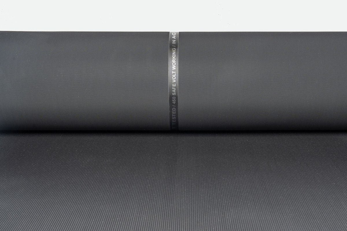 Rubber Rib Mat Electrical - Slips Away - RE6100C - 