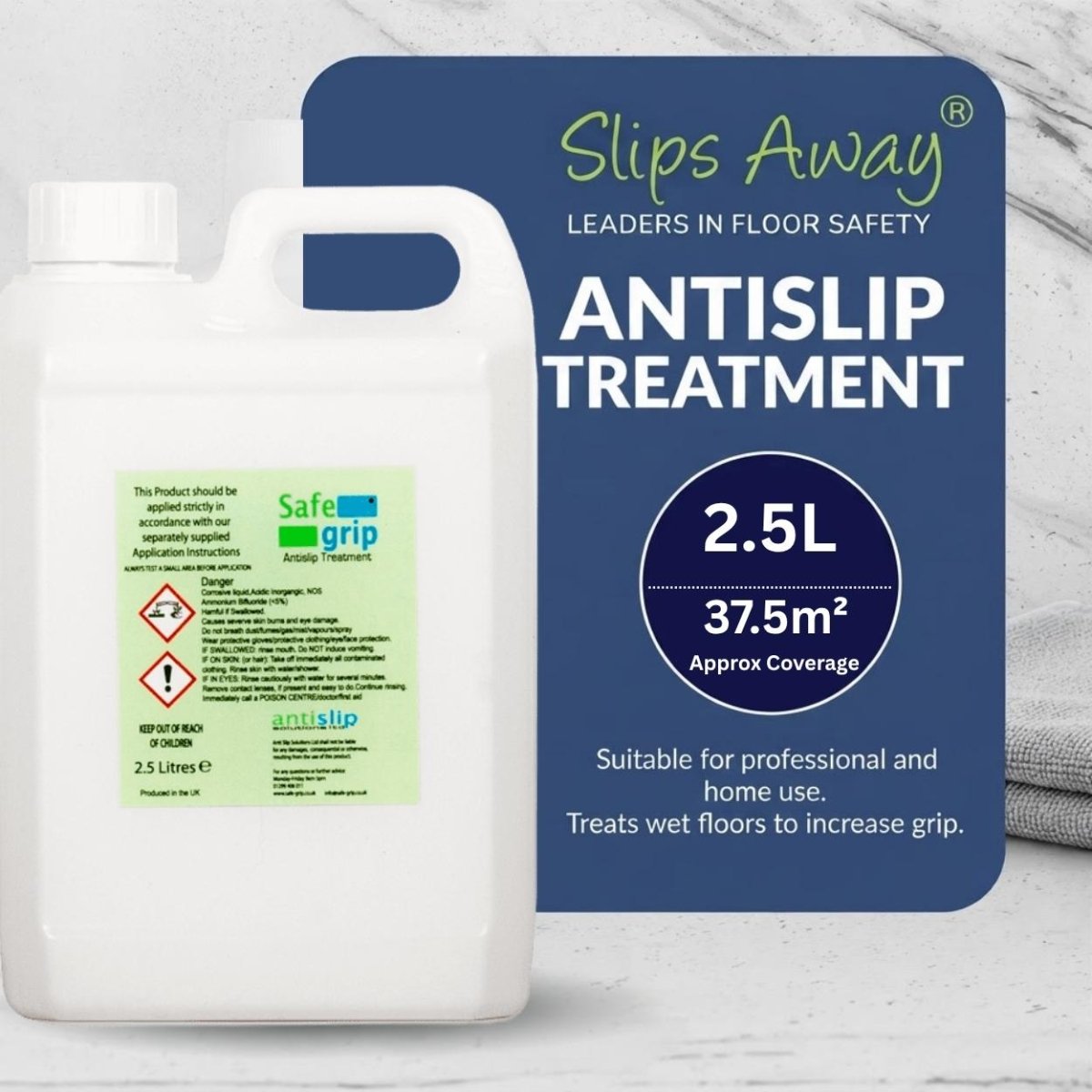 SafeGrip Anti-Slip Floor Treatment - Slips Away - Anti slip -  -