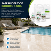 SafeGrip Anti-Slip Floor Treatment for Tiles, Stone, Concrete & Porcelain - Slips Away - Anti slip -  -