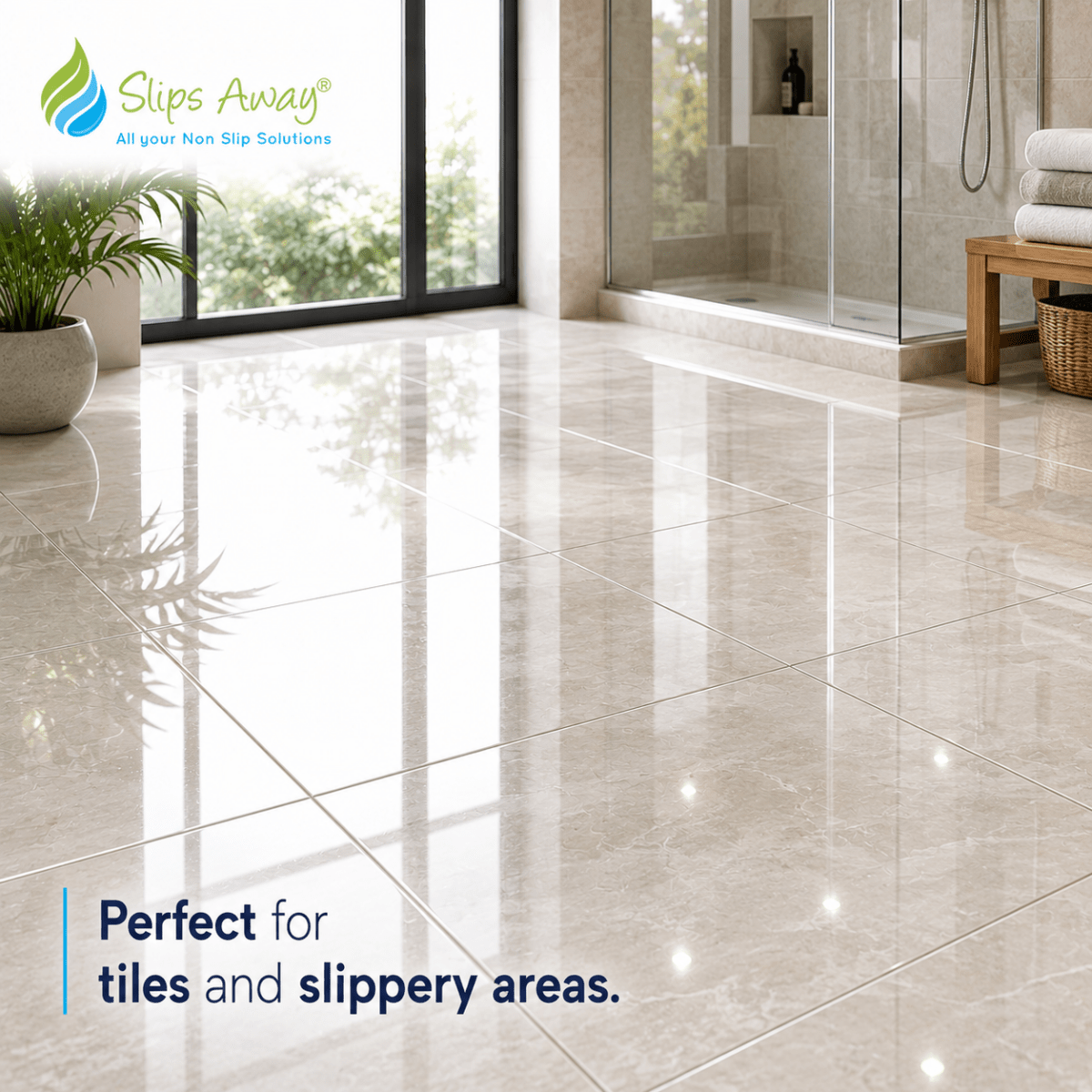 SafeGrip Anti-Slip Floor Treatment for Tiles, Stone, Concrete & Porcelain - Slips Away - Anti slip -  -