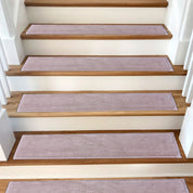 Stair Treads Carpet Shaggy, Fluffy Pink, Stair Carpet, Aesthetic Stair Runner, Ultra Thin Stair Mat, Modern Step Pad, Stair Rug, Treads - Slips Away - 1590440765_3978766879 -