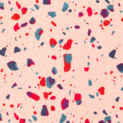 Terrazzo Bathmat - Geometric Bathmat - Neutral Color Bathroom Decor - Abstract Mat - Modern Bathroom Decor - Pink Stone Non Slip Bath Mat - Slips Away - 1344506585 -