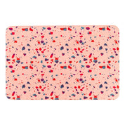 Terrazzo Bathmat - Geometric Bathmat - Neutral Color Bathroom Decor - Abstract Mat - Modern Bathroom Decor - Pink Stone Non Slip Bath Mat - Slips Away - 1344506585 -