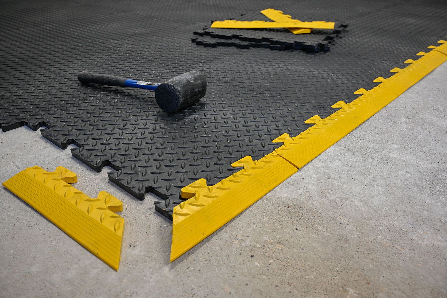 Tuff-Tile Diamond Interlocking Tile