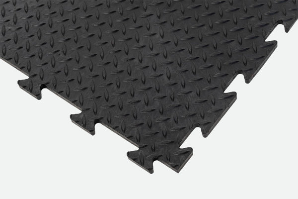 Tuff - Tile Diamond Interlocking Tile - Slips Away - TTD2020BL - 