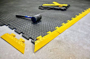 Tuff-Tile HD Textured Interlocking Tile - Slips Away - TT2020BL -