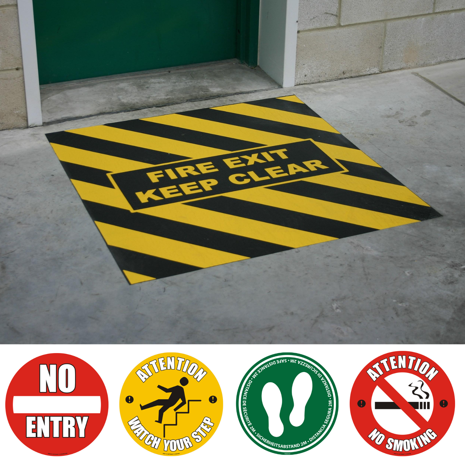 floor signs & markers