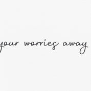 Wash Your Worries Away Bathmat - Inspirational Mat - Bathroom Home Decor - Cute Aesthetic Bath Mat - Stone Non Slip Bath Mat - 39 X 60Cm - Slips Away - 1344578281 -