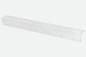 White GRP Stair Nosings – Heavy - Duty Anti - Slip Safety Tread - Non - Slip Step Edge Protection 30mm x 70mm. - Slips Away - SN0216WH - 