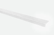 White GRP Stair Nosings – Heavy - Duty Anti - Slip Safety Tread - Non - Slip Step Edge Protection 30mm x 70mm. - Slips Away - SN0216WH - 