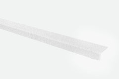 White GRP Stair Nosings – Heavy - Duty Anti - Slip Safety Tread - Non - Slip Step Edge Protection 30mm x 70mm. - Slips Away - SN0216WH - 