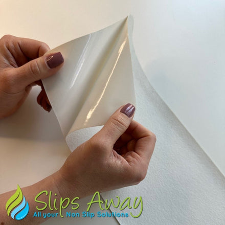 White Non Slip Tape Roll Pro Standard Grade - Anti Slip Traction for Indoor/Outdoor Use - Slips Away - Anti slip tape - H3401W/50mm - 