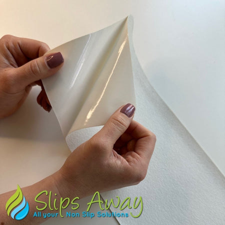 White Non Slip Tape Roll Pro Standard Grade - Anti Slip Traction for Indoor/Outdoor Use - Slips Away - Anti slip tape - H3401W/50mm - 