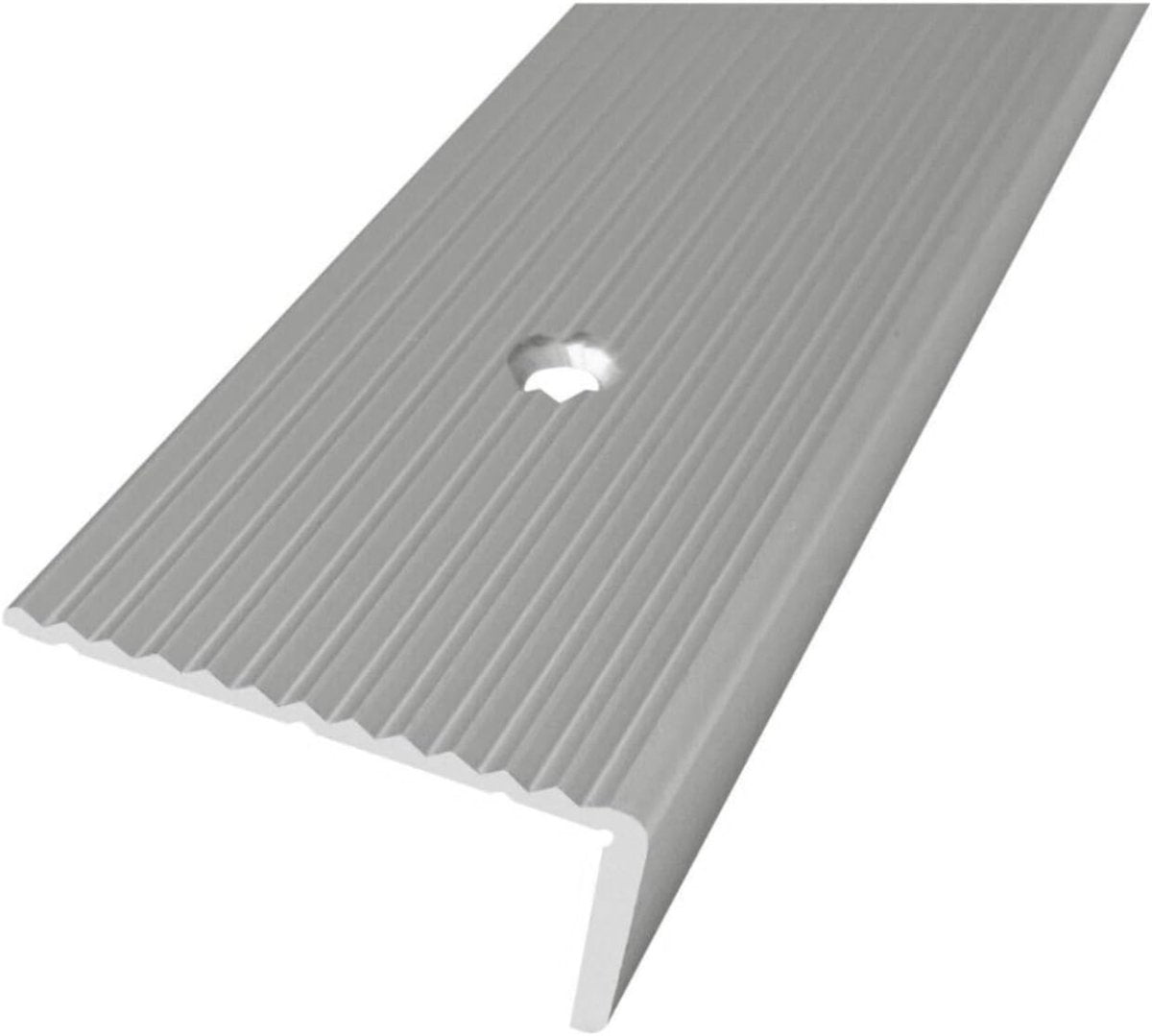 Anodised Aluminium Anti-Slip Stair Nosing - 40 x 20mm, 900mm (2.95ft) Length 