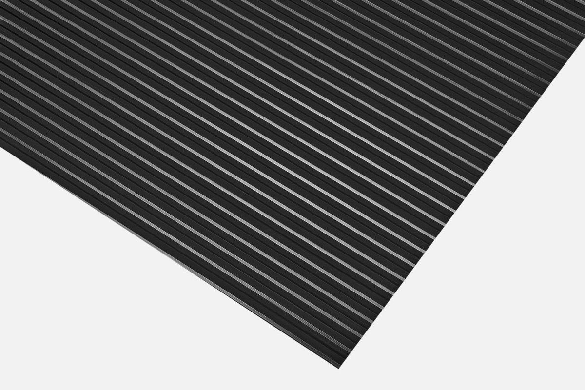 Poly Rib Matting Wide Rib Rubber Anti-slip Matting | 3mm / 900mm / 2m (Custom Cut ...
