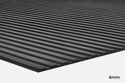 Wide Rib Rubber Anti - slip Matting | 3mm / 900mm / 2m (Custom Cut) - Slips Away - WR3122C - 