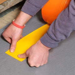 Yellow Aisle Marking Tape – Heavy - Duty Floor Line Marking for Warehouses & Industrial Safety - Slips Away - Anti slip tape - Ylw/permstripe - H6901Y 25mm - 