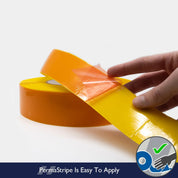 Yellow Aisle Marking Tape – Heavy - Duty Floor Line Marking for Warehouses & Industrial Safety - Slips Away - Anti slip tape - Ylw/permstripe - H6901Y 25mm - 